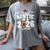 Proud Auntie Of A 2026 Senior Football Graduation Family Women's Comfort Colors T-Shirt Gray
