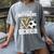 Proud Boyfriend Of A 2026 Senior Soccer Graduation Leopard Women's Comfort Colors T-Shirt Gray