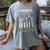 Proud Coast Guard Mom US Coast Guard Graduation Mom Women's Comfort Colors T-Shirt Gray