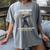 Proud Dad Of 2018 Graduate Dabbing Graduation Senior Shirt Women's Comfort Colors T-Shirt Gray