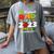 Proud Dad Of 2023 Pre K Graduate Graduation Women's Comfort Colors T-Shirt Gray