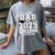 Proud Dad Of A 2025 College Graduate Graduation Women's Comfort Colors T-Shirt Gray