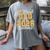 Proud Dad Of A 2026 Graduate Senior Graduation Class Of 2026 Women's Comfort Colors T-Shirt Gray