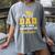 Proud Dad Of A Class 2025 Kindergarten Graduate Graduation Women's Comfort Colors T-Shirt Gray