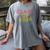 Proud Dad Of A Class Of 2034 Graduate Senior Graduation Women's Comfort Colors T-Shirt Gray