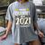 Proud Grammy Of A 2021 Graduate Graduation Clothes MBA PhD Women's Comfort Colors T-Shirt Gray