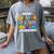 Proud GRANDMA Of a 2025 PRE-K Graduate -Graduation Women's Comfort Colors T-Shirt Gray