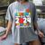 Proud Grandma Of Class Of 2024 Preschool Graduate Graduation Women's Comfort Colors T-Shirt Gray
