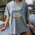 Proud Grandpa Of 2018 Senior Shirt Graduation Grad 2K18 Women's Comfort Colors T-Shirt Gray