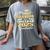 Proud Grandpa Of 2025 College Graduate Family 24 Graduation Women's Comfort Colors T-Shirt Gray
