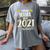 Proud Mama Of A 2021 Graduate Graduation Clothes MBA PhD Women's Comfort Colors T-Shirt Gray