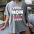 Proud Mom Of a 2021 Senior Year School Graduation Party Women's Comfort Colors T-Shirt Gray