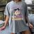 Proud Mom Of a 2024 Graduate Floral Flower Family Graduation Women's Comfort Colors T-Shirt Gray