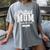 Proud Mom Of 2025 Graduate Senior Mom 25 Graduation Women's Comfort Colors T-Shirt Gray
