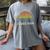 Proud Mom Of a Class Of 2021 Graduate Senior 21 Graduation Women's Comfort Colors T-Shirt Gray