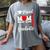 Proud Mom Of a Class Of 2025 Graduate Senior Mom Graduation Women's Comfort Colors T-Shirt Gray