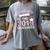 Proud Mom Of Two 2019 Graduates Twin Mama Mother Graduation Women's Comfort Colors T-Shirt Gray