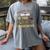 Proud Mom Of Two 2021 Graduates Twin Mama Graduation Leopard Women's Comfort Colors T-Shirt Gray