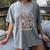Proud Nana Of A 2026 Senior Graduate Graduation Women's Comfort Colors T-Shirt Gray