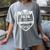 Proud Papa Of a Kindergarten Grad Father Graduation Shirt Women's Comfort Colors T-Shirt Gray