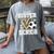 Proud Sister Of A 2026 Senior Soccer Graduation Leopard Women's Comfort Colors T-Shirt Gray
