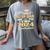 Proud Step Dad Of Two 2024 Graduate Class 2024 Graduation Women's Comfort Colors T-Shirt Gray