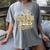 Proud Step Mom Of A Class Of 2025 Graduate Senior Graduation Women's Comfort Colors T-Shirt Gray