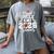 Proud Uncle Of A 2026 Senior Football Graduation Women's Comfort Colors T-Shirt Gray