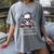 Psychological Thriller Reader Fan Skull Flowers Books Women's Comfort Colors T-Shirt Gray