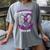 Purple Epilepsy Awareness Day Month In Memory Of Great Aunt Women's Comfort Colors T-Shirt Gray