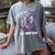 Purple In Memory Of Brother Alzheimers Awareness Back Print Women's Comfort Colors T-Shirt Gray Purple In Memory Of Brother Alzheimers Awareness Back Print Women's Comfort Colors T-Shirt Gray