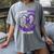 Purple In Memory Of My Niece Epilepsy Awareness Aunt Uncle Women's Comfort Colors T-Shirt Gray
