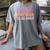 I Put My Book Down To Be Here Book Lover Book Nerd Women's Comfort Colors T-Shirt Gray