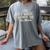 I Put My Book Down To Be Here Reader Women's Comfort Colors T-Shirt Gray