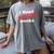 I Read Banned Books Censored Red Stamp Reading Librarian Women's Comfort Colors T-Shirt Gray