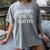Read Books Drink Tea Fight Evil Women's Comfort Colors T-Shirt Gray