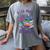 Read More Books Floral Book Reader Art Reading Lover Quote Women's Comfort Colors T-Shirt Gray