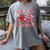Read Your Heart Out Valentine Teacher Book Lover Women's Comfort Colors T-Shirt Gray