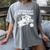 I Read Past My Bedtime Late Night Readers Book Club Women's Comfort Colors T-Shirt Gray