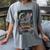 The Reader Tarot Card Book Dragon Romantasy Fantasy Bookish Women's Comfort Colors T-Shirt Gray