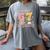 Reading 67 Teacher Six Seven Reading 6 7 Book Lover Women's Comfort Colors T-Shirt Gray