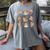 Reading Cupids Books Valentine's Day Teachers Book Lovers Women's Comfort Colors T-Shirt Gray