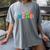 Reading Dinosaur T Rex Dino Book Lover Women's Comfort Colors T-Shirt Gray Reading Dinosaur T Rex Dino Book Lover Women's Comfort Colors T-Shirt Gray