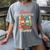 Reading Gnomes Cute Easily Distracted By Books And Gnomes Women's Comfort Colors T-Shirt Gray