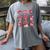Reading Heart Book Valentines Day Teacher Women Girl Women's Comfort Colors T-Shirt Gray