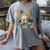 Reading Is Otterly Fun Sea Otter Book Lover Bookworm Women's Comfort Colors T-Shirt Gray