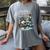 Reading Is Snow Much Fun Christmas Books Snowman Bookworm Women's Comfort Colors T-Shirt Gray