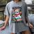 Reading Is Snow Much Fun Christmas Bookworm Snowman Reading Women's Comfort Colors T-Shirt Gray