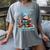 Reading Snow So Many Books Christmas Snow Little Time Women's Comfort Colors T-Shirt Gray