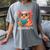 Readsolotl Kawaii Axolotl Reading Book Lover Women's Comfort Colors T-Shirt Gray